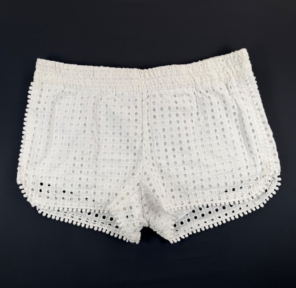 Lilly Pulitzer x Target - White Eyelet Shorts (Women's Size M)